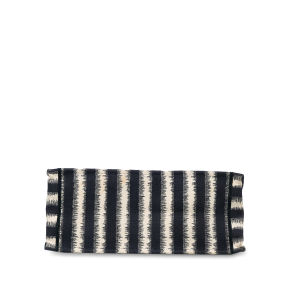 Pre-Loved Dior Large Striped Book Tote - Picture 5 of 9